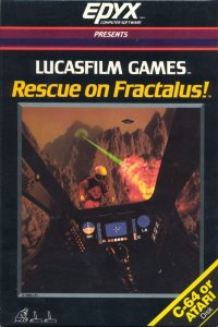 Rescue on Fractalus Commodore 64  box art